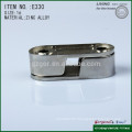 high quality fasten zinc alloy wardrobe oval pipe support